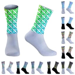 2026 New Seamless Aero Socks Summer Slip Breathable Cycling Socks Men Women Road Bike