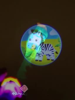 Projection Flashlight, Early Education Puzzle Development Toy, Children Enlightenment Luminous Toy, Cartoon Patterns Projector