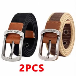 Men Belt for Drilled Canvas Military Tactical Designer Men's Fabric Belt Men's Trousers Belt for Jeans Belts Male Waist Belts