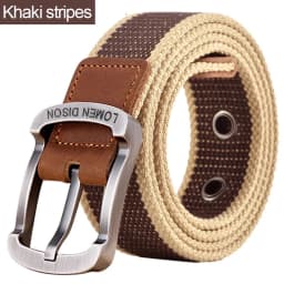 Men Belt for Drilled Canvas Military Tactical Designer Men's Fabric Belt Men's Trousers Belt for Jeans Belts Male Waist Belts