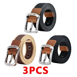 Men Belt for Drilled Canvas Military Tactical Designer Men's Fabric Belt Men's Trousers Belt for Jeans Belts Male Waist Belts