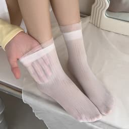 1/3pairs Women Summer Socks Mesh Lace Sexy Ultra-thin Transparent Soft Short Sock Stretch Ankle Lolita Sox Harajuku Retro Sock