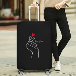 Fashion Travel Essentials Suitcase Cover Funny Print for 18-32 Inch Traveling Accessories Bag Trolley Luggage Protective Case