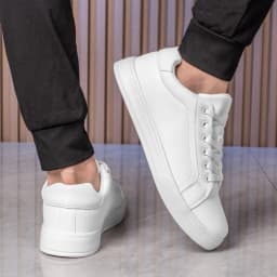 Leather Men Shoes Sneakers Trend Casual Shoe Breathable Leisure Male Sneakers Non-slip Footwear Men Vulcanized Shoes