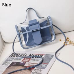 Small Women's Small Bag Transparent Jelly Candy Color Square Messager Bag Fashion Clutches PVC Shoulder Bag Crossbody Handbag