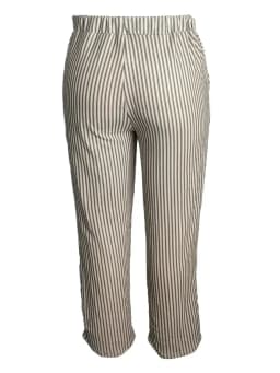 Women's Plus Size 1XL-5XL Casual Stripe Print Pants Ladies Fashion Comfortable Drawstring Waist Elastic Casual Pants