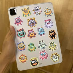 50pcs Cute Little Monsters Cartoon Graffiti Stickers DIY Phone Guitar Laptop Suitcase Cup Waterproof Sticker Kids Toy