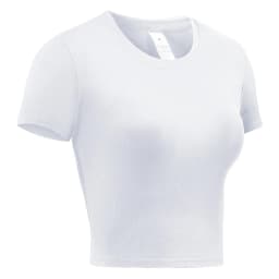 Women's Compression Shirt Short Sleeve Athletic Yoga Running T-Shirt Summer Gym Workout Quick Dry Stretchy Tees Tops Baselayer