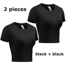 Women's Compression Shirt Short Sleeve Athletic Yoga Running T-Shirt Summer Gym Workout Quick Dry Stretchy Tees Tops Baselayer