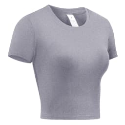 Women's Compression Shirt Short Sleeve Athletic Yoga Running T-Shirt Summer Gym Workout Quick Dry Stretchy Tees Tops Baselayer