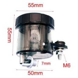 Universal Motorcycle Lever Brake Oil Tank Front Brake Clutch Fluid Bottle Master Cylinder Oil Reservoir Tank Cup With Holder