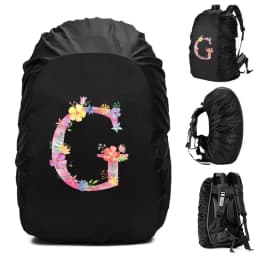 Unisex Rain Cover Backpack 30L 40L 70L Waterproof Bag Outdoor Camping Hiking Climbing Sports Dust Rain Cover Pink Letter Print