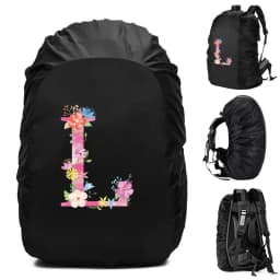 Unisex Rain Cover Backpack 30L 40L 70L Waterproof Bag Outdoor Camping Hiking Climbing Sports Dust Rain Cover Pink Letter Print