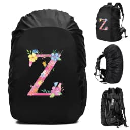 Unisex Rain Cover Backpack 30L 40L 70L Waterproof Bag Outdoor Camping Hiking Climbing Sports Dust Rain Cover Pink Letter Print
