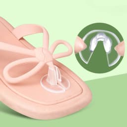 2pc Invisibles Flip-Flop Gel Pad Anti-Slip Anti Wear Foot Gel Toe Guards Cushions Toe Separator for Women Men