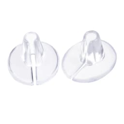 2pc Invisibles Flip-Flop Gel Pad Anti-Slip Anti Wear Foot Gel Toe Guards Cushions Toe Separator for Women Men