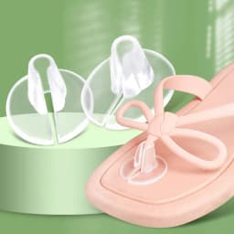 2pc Invisibles Flip-Flop Gel Pad Anti-Slip Anti Wear Foot Gel Toe Guards Cushions Toe Separator for Women Men
