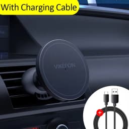 VIKEFON Magnetic Car Wireless Charger For iPhone 12 13 14 15 Pro Max Air Vent Car Phone Holder Stand Fast Car Charging