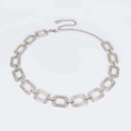 Street 1pc Versatile Hollow Out Square Shaped Metal Waist Chain For Women Fashionable Summer for Skirt Or Jeans