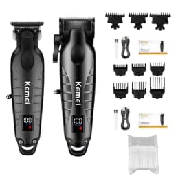 Kemei Hair Clipper Kit for Men, Electric Shaver, Hair Trimmer, Professional Cutting Machine, KM-2290, KM-2293, KM-1102