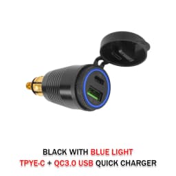 QC3.0 Dual USB Charger 12V Power Adapter Hella DIN Socket For BMW F750GS S1000XR F800R R1250GS G650XGS F900R R1200RT R1200GS ADV