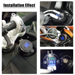 QC3.0 Dual USB Charger 12V Power Adapter Hella DIN Socket For BMW F750GS S1000XR F800R R1250GS G650XGS F900R R1200RT R1200GS ADV