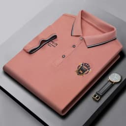 New Mens Embroidered Polo Shirts Summer Short Sleeve Shirt Luxury Top Lapel Streetwear Men Breathable Lightweight T Shirt Homme