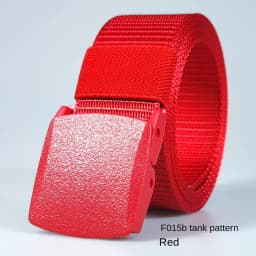 Men Belt Multifunctional Automatic Buckle Nylon Outdoor Canvas Metal Free Belt High Quality Black Red White Blue Belts for Women
