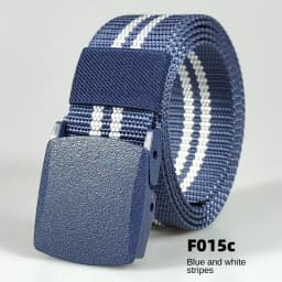 Men Belt Multifunctional Automatic Buckle Nylon Outdoor Canvas Metal Free Belt High Quality Black Red White Blue Belts for Women