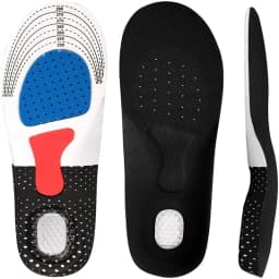 Orthopedic Memory Foam Insoles for Men And Women Gel Cushion Silicone Arch Support Soft Running Shoe Inserts for Sport Pads