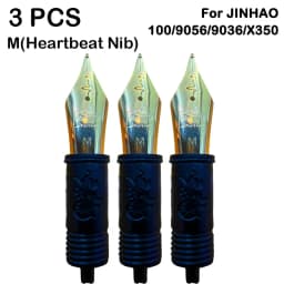 3/1 PCS JINHAO Fountain Pen HeartBeat Nib EF/F/M Nib For 9019/X159100/9056/9036/9016 Series Stationery School Office Supplies