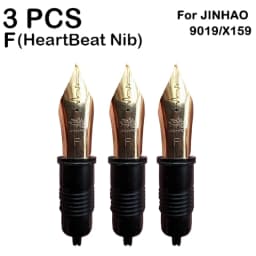 3/1 PCS JINHAO Fountain Pen HeartBeat Nib EF/F/M Nib For 9019/X159100/9056/9036/9016 Series Stationery School Office Supplies