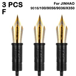 3/1 PCS JINHAO Fountain Pen HeartBeat Nib EF/F/M Nib For 9019/X159100/9056/9036/9016 Series Stationery School Office Supplies
