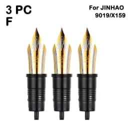 3/1 PCS JINHAO Fountain Pen HeartBeat Nib EF/F/M Nib For 9019/X159100/9056/9036/9016 Series Stationery School Office Supplies
