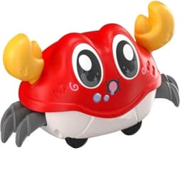 Children's Fun Double Loop Running Cartoon Crab Octopus Parent Child Interaction Inertia Crawling Toy Gifts for Boys and Girls