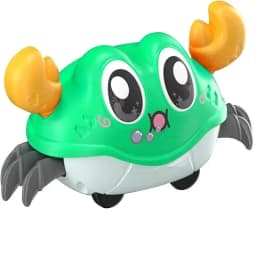 Children's Fun Double Loop Running Cartoon Crab Octopus Parent Child Interaction Inertia Crawling Toy Gifts for Boys and Girls