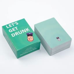 88 pcs Let's Get Drunk Drinking Card Game in Box English Version for Parties Borad Games 8.8x6.3cm