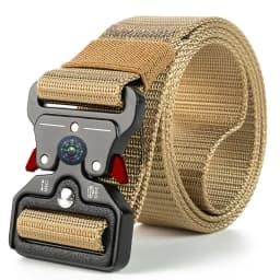 Compass Men Belt Outdoor Hunting Tactical Multi Function Combat Survival High Quality Corps Canvas For Nylon Male Luxury
