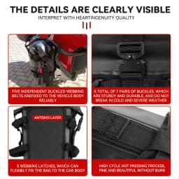 Outdoor Tank Side Bag Motorcycle Saddle Bag Tool Pack Crash Bar Bag Waterproof Moto Bumper Dry Bag 8L Large Capacity For 1250 GS