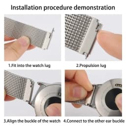 20pcs Quick Release Strap Pins 1.5 1.8mm Diameter Stainless Steel Spring Bars 12/13/14/15/16/17/18/19/20/21/22/24mm Metal Spring