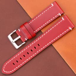 Genuine High-End Retro Calf Leather Watchbands 18mm 20mm 22mm 24mm Quick Release Strap for Samsung Huawei Watches