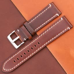 Genuine High-End Retro Calf Leather Watchbands 18mm 20mm 22mm 24mm Quick Release Strap for Samsung Huawei Watches
