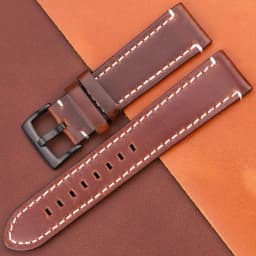Genuine High-End Retro Calf Leather Watchbands 18mm 20mm 22mm 24mm Quick Release Strap for Samsung Huawei Watches