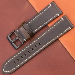 Genuine High-End Retro Calf Leather Watchbands 18mm 20mm 22mm 24mm Quick Release Strap for Samsung Huawei Watches