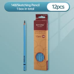 NYONI Black Charcoal Pencil Soft/Medium/Hard Carbon Pencil Wooden Charcoal Pencils For Sketching Drawing Stationery