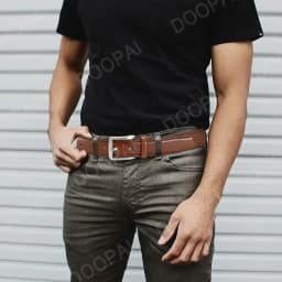 Men Belts High Quality Leather LONG Large Pin Buckle Metal Automatic Buckle Male Belts Strap Male