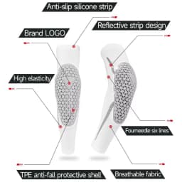 MOTOWOLF Summer Breathable Motorcycle Elbow Pads Elastic Motocross Elbow Protector MTB Cycling Arm Sleeve Motorcycle Equipment