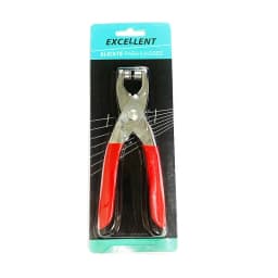 1 Set 1/4 Inch Grommet Eyelet Plier Set, Eyelet Hole Punch Pliers Kit With 100 Metal Eyelets, Grommet Tool Kit For Leather Cloth
