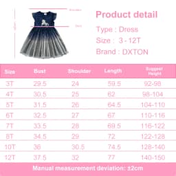 DXTON Sleeveless Kids Dresses For Girls Unicorn Princess Tutu Dress Children Casual School Wear Clothing Summer Girls Costumes
