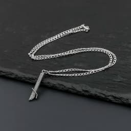 TXQSABER Mini Replica Kenobi Saber Metal Material Necklace Cosplay Accessories Ornament Jedi Collection Toys-Luke Skywalker